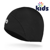 Casco térmico para niños pequeños, forro ligero para adolescentes, gorros finos de calavera, gorro para las orejas, gorros para correr para niños y niñas