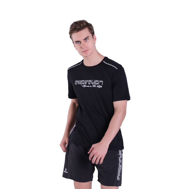 Camiseta para hombres Top Beach Sports entrenamiento de manga corta camiseta
