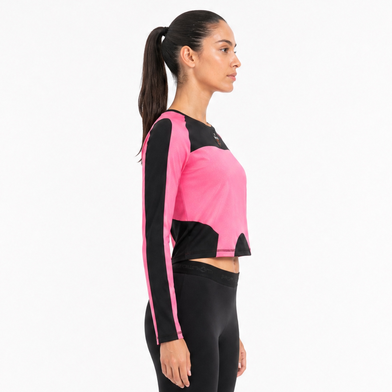 Tops cortos con paneles para mujer VMTR