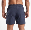 Pantalones cortos para correr con rayas atléticas de fútbol para hombre