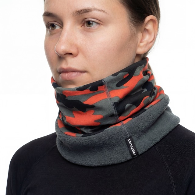 Polaina para el cuello, forro polar, resistente al viento, para la cara, bufanda para clima frío, para hombres y mujeres