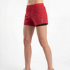 Pantalones cortos 2 en 1 para correr con estampado integral para mujer