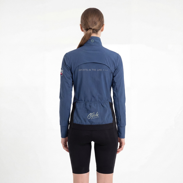 Chaqueta ciclista cortavientos para mujer