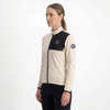 Chaqueta ciclista con bolsillo y ribete de malla para mujer