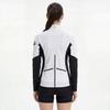 Chaqueta de moda deportiva con ribete reflectante y bloques de color para mujer