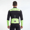 Chaqueta ciclista de peso medio con bloques de color Fluro