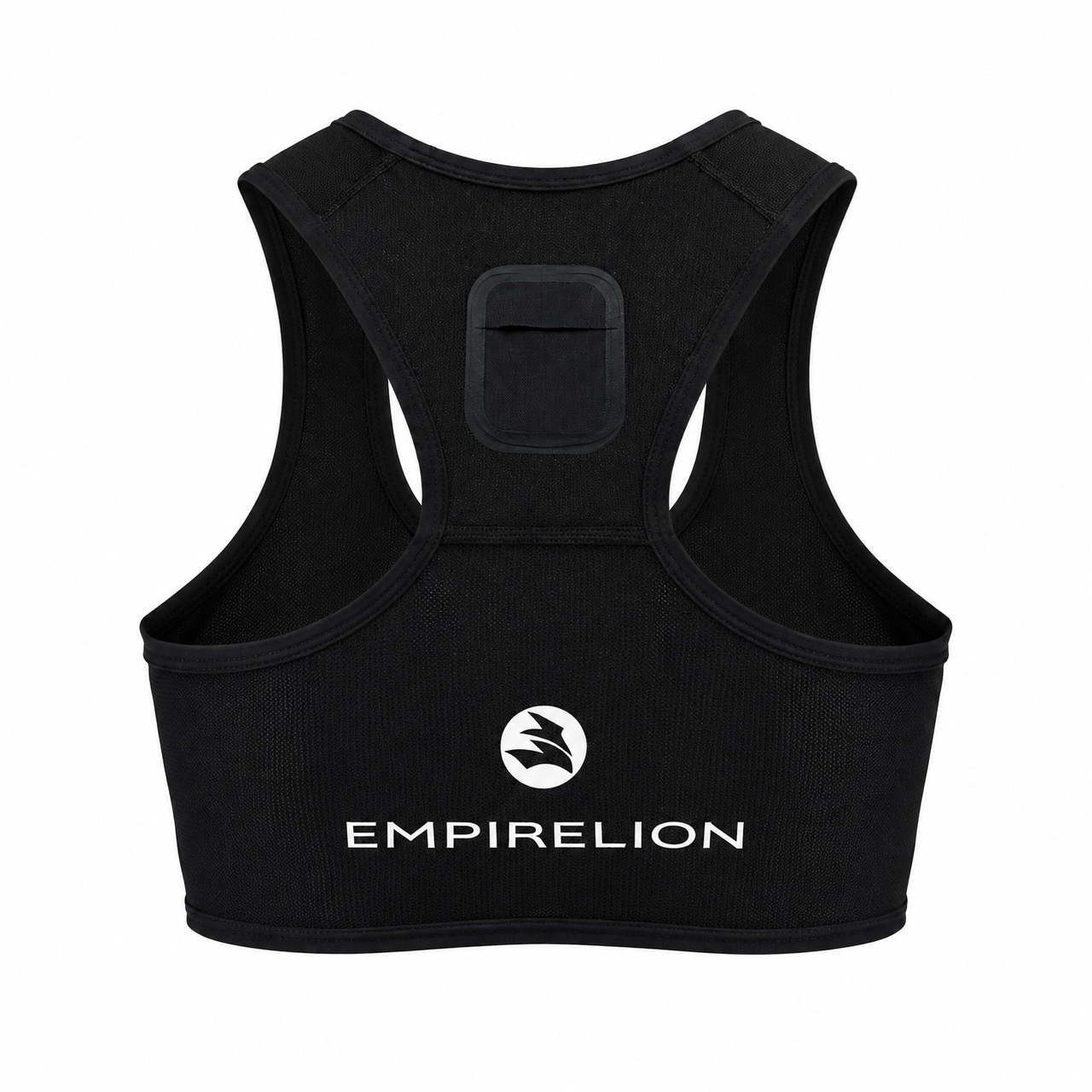 Chaleco deportivo de malla de secado rápido con espalda cruzada para hombre con bolsillo trasero antideslizante de silicona, se adapta a varios tamaños de Apple Watch para monitoreo de frecuencia cardíaca, para entrenamiento de fútbol y carrera