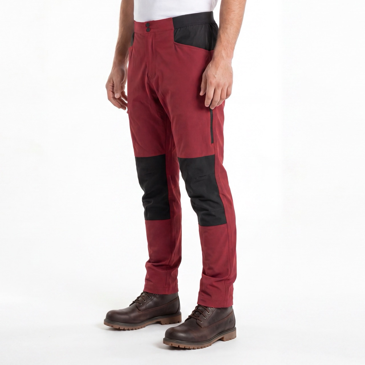 Pantalones deportivos para hombre Sonw Pantalones de trekking con bloques de color