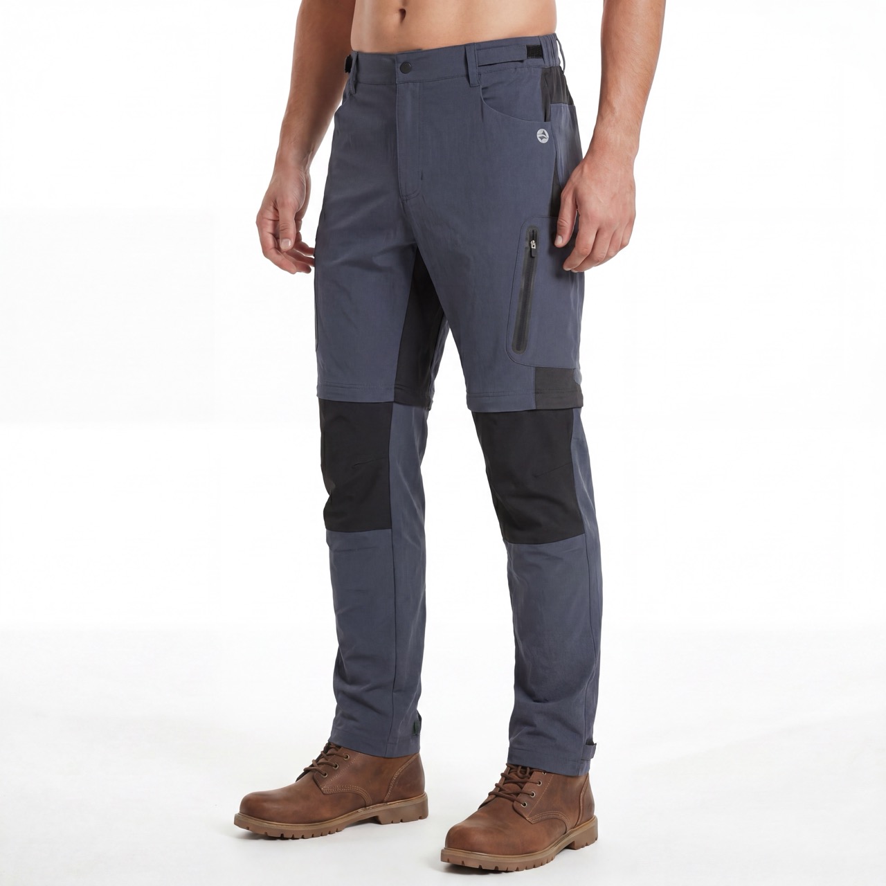 Pantalón de trekking con bolsillo sellado y cremallera para hombre