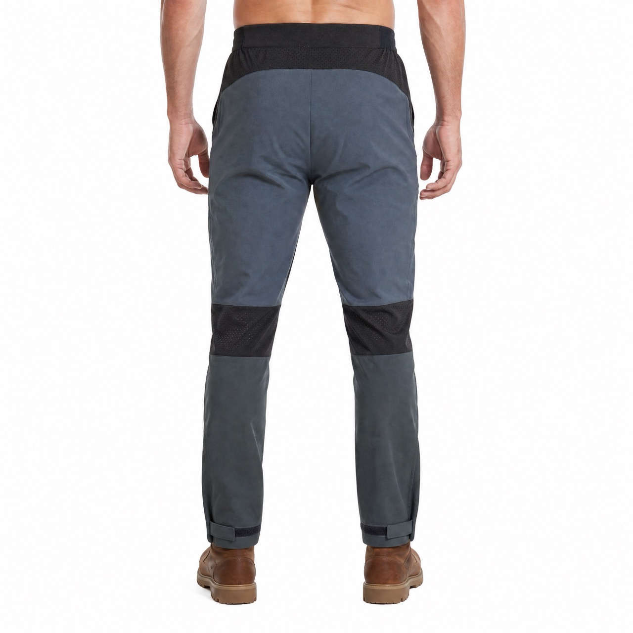 Pantalones de senderismo ligeros para hombre Pantalones de trekking transpirables con panel de malla