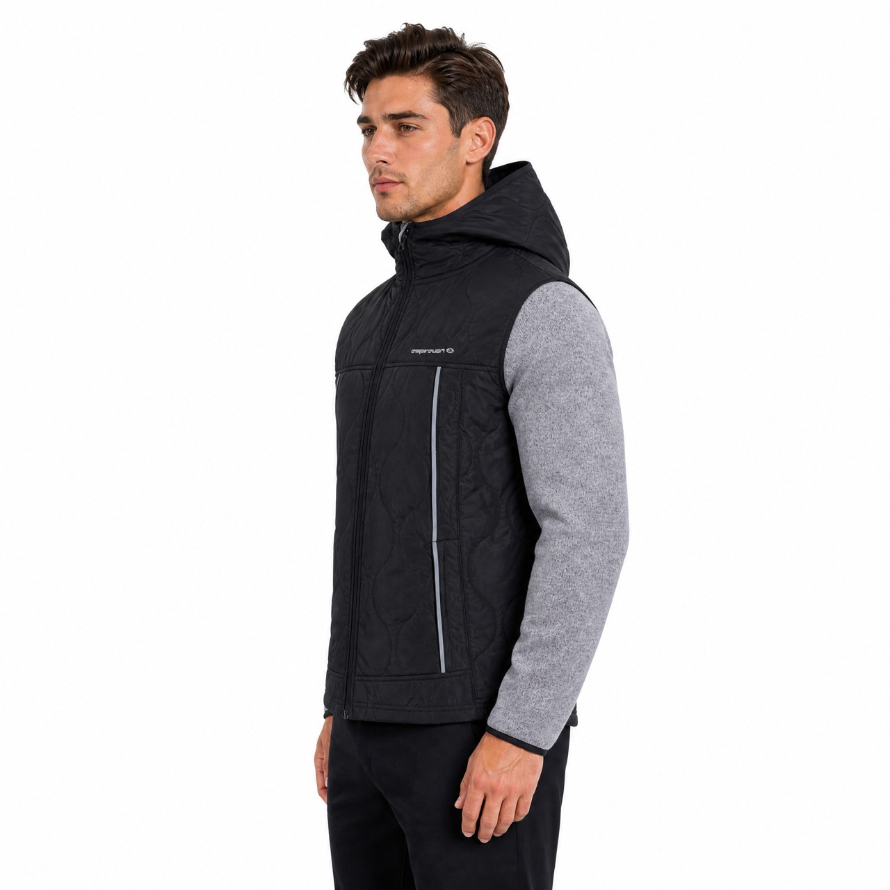 Chaqueta pesada para hombre, acolchada, resistente al viento, para invierno, cálida, para senderismo y exteriores