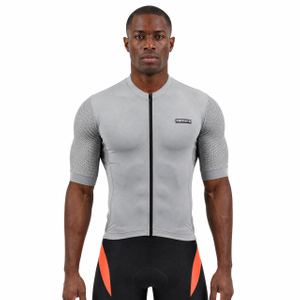 Maillot ciclista de manga corta con bloques de color ligero