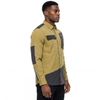 Camisas de senderismo para hombre Tops de trekking con bolsillo con parche y cremallera