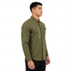 Camisa de trekking con bolsillo reflectante sellado y cremallera para hombre