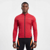 Conjunto de 2 piezas para hombre Chaqueta de ciclismo a prueba de viento con panel acanalado