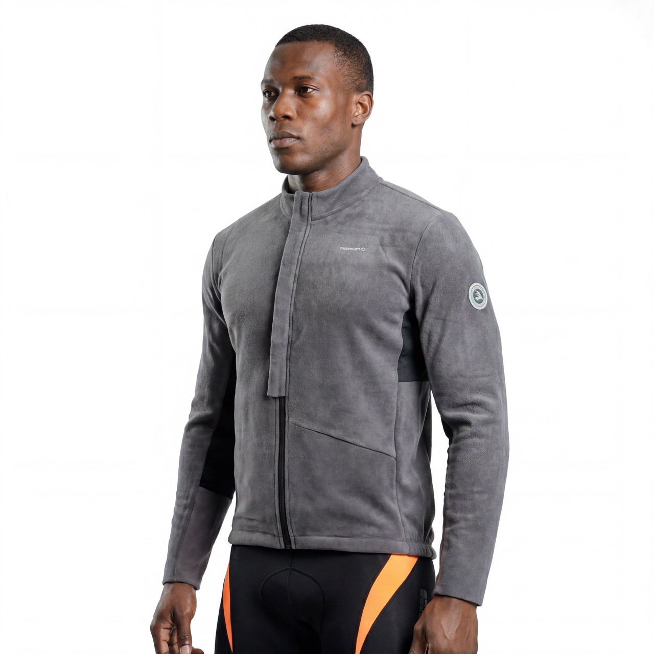 Chaqueta de ciclismo de invierno de forro polar pesado para hombre