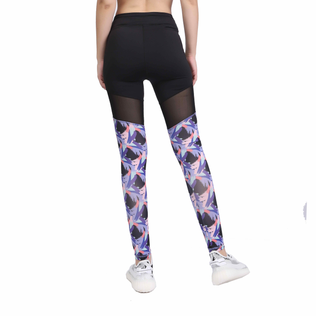 Leggings de mujeres Pantalones de yoga deportiva de cintura alta