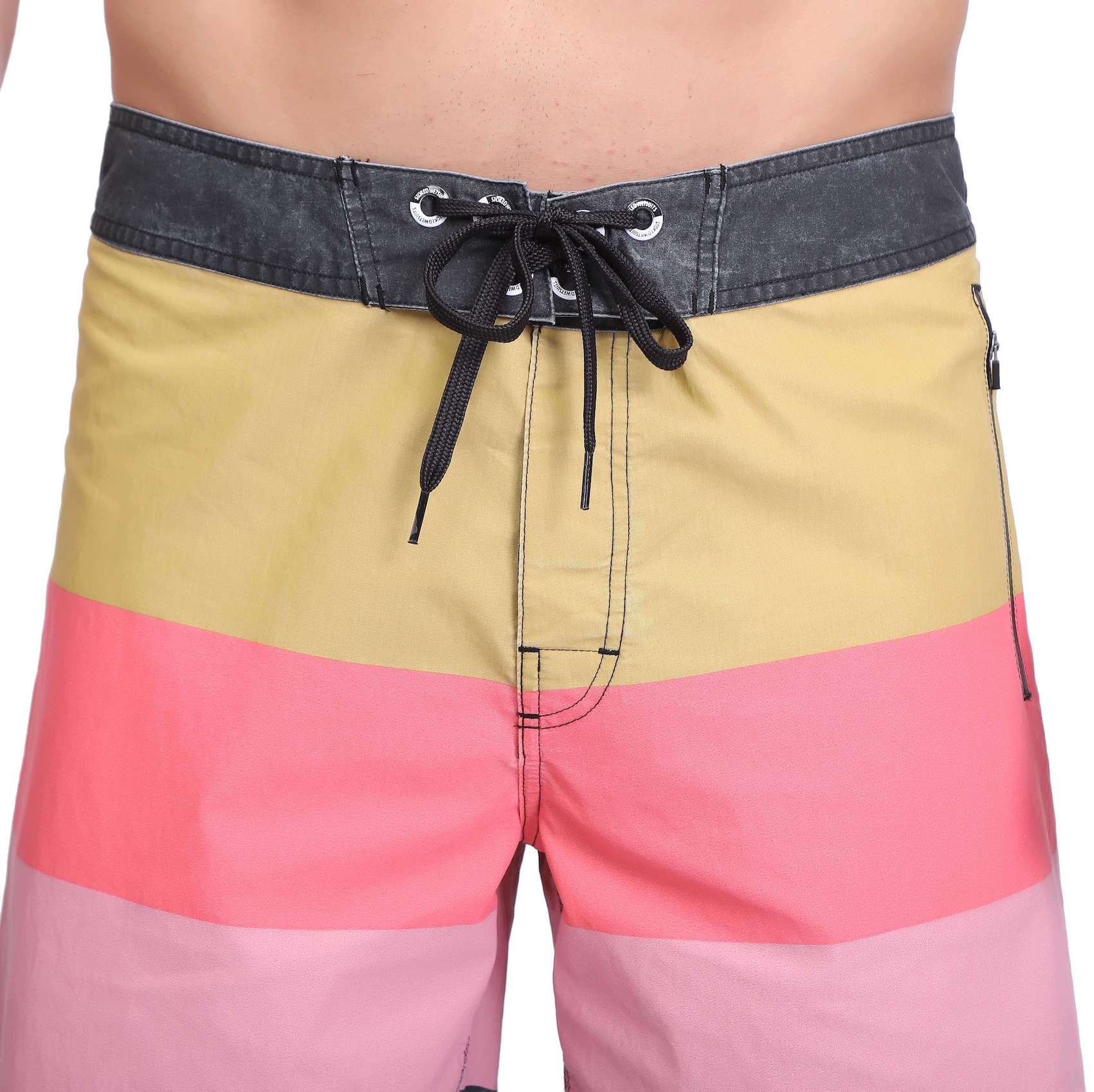 Banda de cintura de contraste