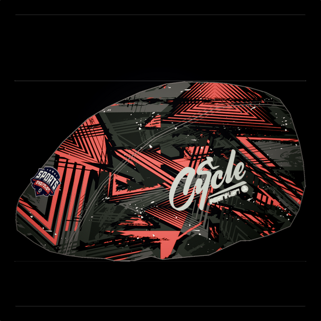 Cubierta de casco de bicicleta adornos reflectantes a prueba de viento a prueba de viento cascos de bicicleta de lluvia 