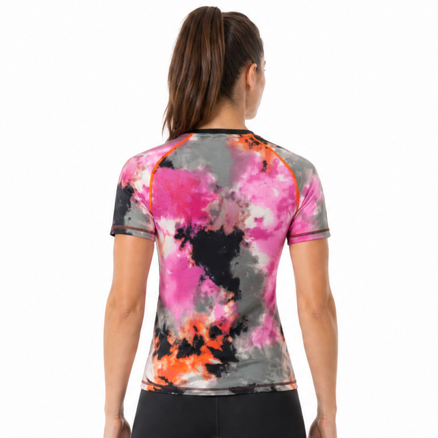Camiseta de manga corta con cuello redondo para mujer VMTR