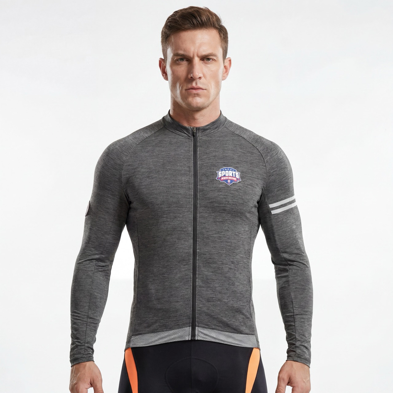 Chaqueta de punto de peso medio y manga larga Pro Team para hombre