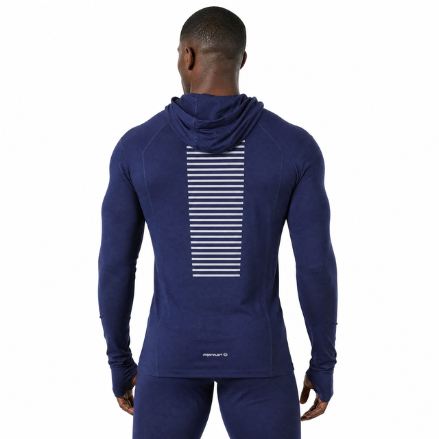 Sudadera con capucha y capucha alta Dry Feeling Baby Lock Baselayer para hombre 