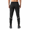 Pantalón activo con ribetes reflectantes y bloques de color con cintura elástica estirada para hombre