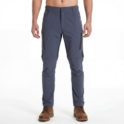Pantalón de trekking con bolsillo sellado y cremallera para hombre