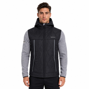 Chaqueta pesada para hombre, acolchada, resistente al viento, para invierno, cálida, para senderismo y exteriores