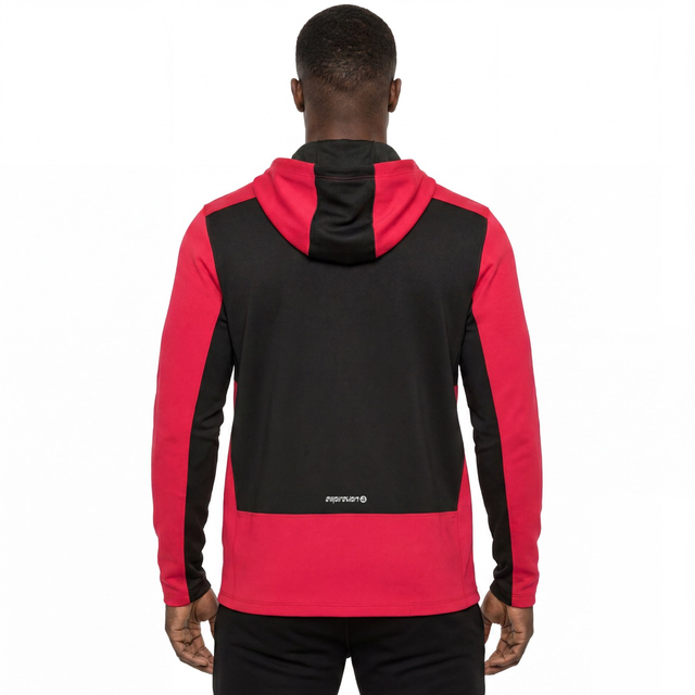 Sudadera con capucha deportiva con cremallera para senderismo, montañismo, alpinismo, correr, peso medio