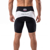 Pantalón corto de ciclismo con bloques de color y panel para hombre