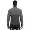 Chaqueta de ciclismo de forro polar cálido con paneles acolchados para hombre