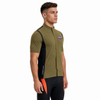 Maillot de ciclismo con ribetes reflectantes y cinta para hombre