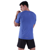 Camiseta de manga corta de secado rápido para hombre, camisetas de entrenamiento para correr transpirables, camiseta con cuello de capucha