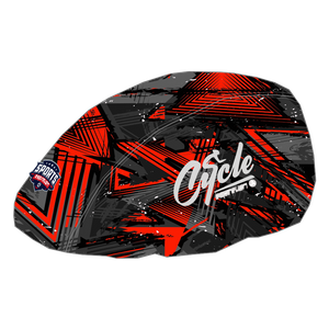 Cubierta de casco de bicicleta adornos reflectantes a prueba de viento a prueba de viento cascos de bicicleta de lluvia 