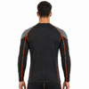 VMTR Camisetas de manga larga con capa base y bloques de color para hombre