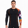 VMTR Tops de manga larga con bloques de color para hombre