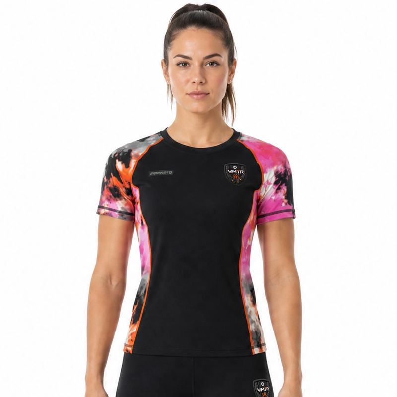 Camiseta de manga corta con cuello redondo para mujer VMTR