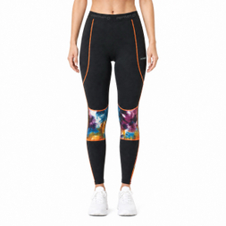 VMTR Pantalón tipo legging con paneles estampados ligeros para mujer