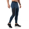 Pantalones con bloques de color de capa base de lana merino para hombre