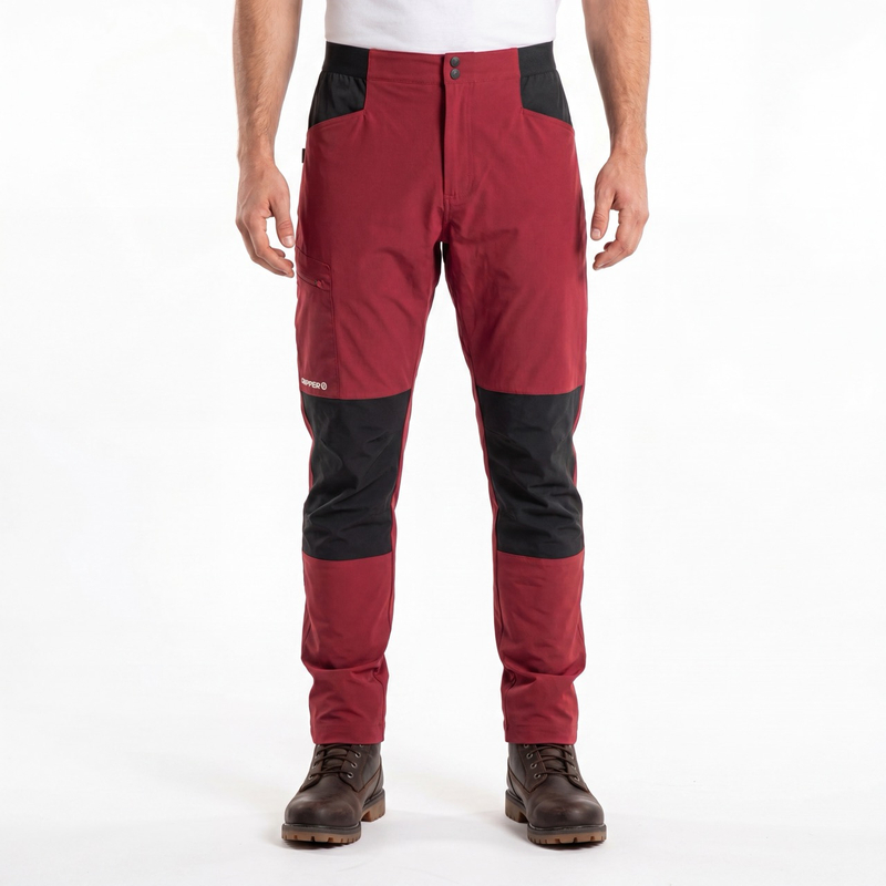 Pantalones deportivos para hombre Sonw Pantalones de trekking con bloques de color