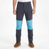 Pantalones con paneles cálidos hasta la rodilla para hombre Pantalones de trekking con bloques de color