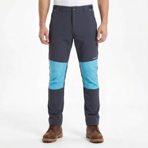 Pantalones con paneles cálidos hasta la rodilla para hombre Pantalones de trekking con bloques de color