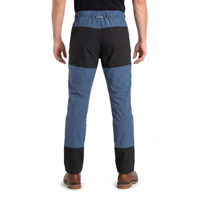 Pantalones de senderismo con apertura y cremalleras laterales completas para hombre Pantalón de nieve con bloques de color