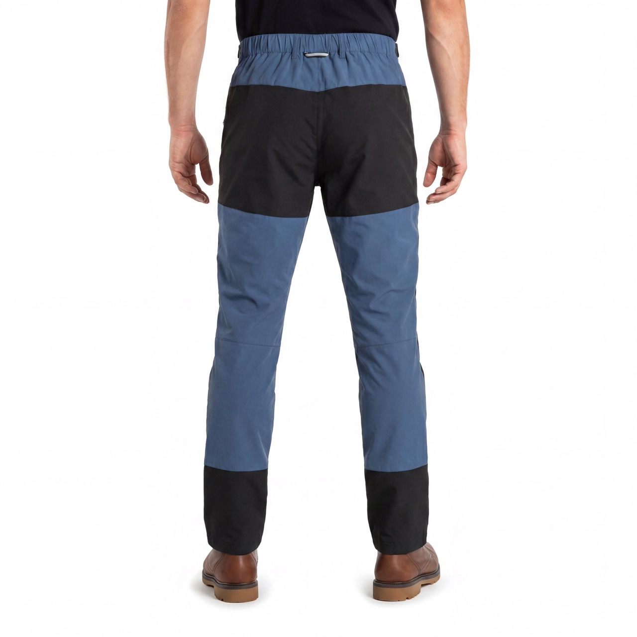 Pantalones de senderismo con apertura y cremalleras laterales completas para hombre Pantalón de nieve con bloques de color