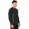 Camiseta interior de compresión para hombre con ribetes reflectantes y camisetas ajustadas activas