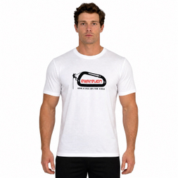 Camiseta de manga corta para escalada en roca para hombre