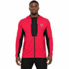 Sudadera con capucha deportiva con cremallera para senderismo, montañismo, alpinismo, correr, peso medio