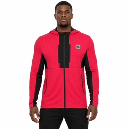 Sudadera con capucha deportiva con cremallera para senderismo, montañismo, alpinismo, correr, peso medio