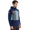 Chaqueta con capucha y cremallera para hombre, senderismo, montañismo, alpinismo, correr, color bloqueado